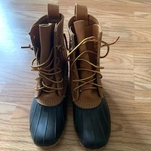 L.L. Bean Brown Duck or Bean Boots